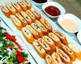 عکس مرحله 1 از دستور رول مرغ سوخاری 🍗