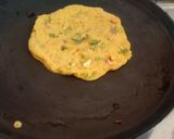 A picture of step 3 of Tasty healthy nutritious Sattu powder high protein Chilla.