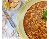 عکس مرحله 1 از دستور کیک نسکافه بادامی
