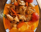 عکس مرحله 2 از دستور فیله ران مرغ با سیبزمینی و هویج