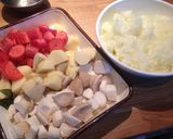 A picture of step 2 of Pork Goulash (Schweinegulasch).