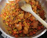 A picture of step 4 of Homemade Indian chicken curry.