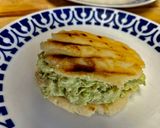 Foto del paso 6 de la receta: Arepa colombiana con aguacate y bonito