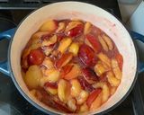 A picture of step 2 of Yummy Plum Jam.
