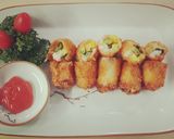 Hình bước làm 6 của món Cuốn cá basa chiên