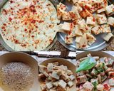 A picture of step 4 of Sooji dhokla.