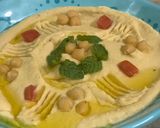 A picture of step 3 of Hummus.