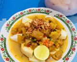 Foto langkah ke 4 dari resep Lontong Kaki Sapi Alias Kikil Sapi.