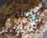 A picture of step 3 of Sabudana Khichdi.