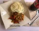 A picture of step 4 of Beef sauce &Rice.