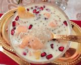 A picture of step 4 of Sabudana fruit dessert.