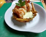 Foto del paso 9 de la receta Langostinos con Alioli de Pimientos de Padrón