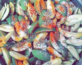 A picture of step 7 of Aam/kheri Pickle.