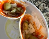 Foto do passo 5 de Pizza cone de wrap na air fryer