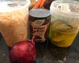 A picture of step 3 of Russian Beetroot Salad.