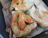 Une image de l'étape 7 de Escargot pâte filo feta épinards à l'air fryer.