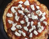 A picture of step 8 of Pan Paneer Pizza.