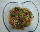 Foto langkah ke 4 dari resep Tumis daging sederhana.