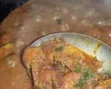 A picture of step 10 of Prawn curry.