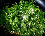 A picture of step 3 of Lasooni Methi Chicken.
