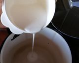 Foto del paso 1 de la receta: Panna cotta de chocolate, coulis de mango y pastisetas