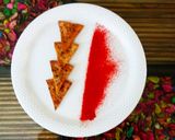 A picture of step 4 of Leftover chapati nachos.