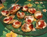 Une image de l'étape 8 de Petits nids farcis jambon blanc,mozzarella di buffala et tomates cerises.
