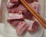 Hình bước làm 1 của món Sườn kho hột gà