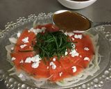 Foto del paso 5 de la receta: Carpaccio de salmón estilo japonés