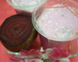 A picture of step 1 of Beetroot buttermilk.