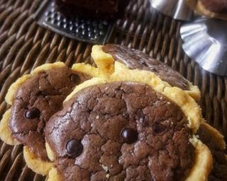 PIE BROWNIES (Super fudgy, shiny dan crust) langkah memasak 6 foto