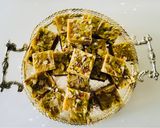 A picture of step 10 of Khas Khas Badam Burfi.
