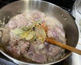 A picture of step 4 of Beef Kaldereta.