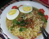 Foto langkah ke 6 dari resep Bakmi ebi kuah kental gax pake ribet (NO MSG).
