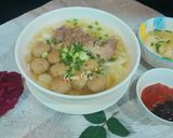 Hình bước làm 3 của món Phở nạm bò viên siêu dễ bằng nồi cơm điện