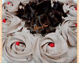 A picture of step 6 of 🍫#chocolate_coffee_cake..! #KokabAndCookpad #Foodies&Friends #ILoveMeetha.