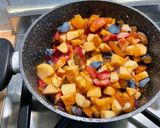 Une image de l'étape 9 de Compote aux 4 fruits du jardin, citron et vanille.