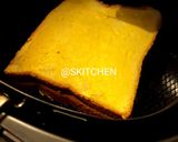 Foto langkah ke 3 dari resep Peanut butter banana cheese sandwich air fryer.