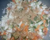 A picture of step 1 of Cheesy veg mini samosa.