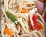 A picture of step 5 of Veggies spaghetti.