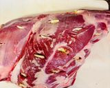 A picture of step 1 of Leg of lamb slow-cook.