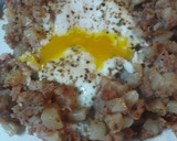 A picture of step 4 of Hash and Eggs.