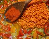 Vöröslencse- krémleves paprikával (vegán) recept fázis 2 fotója