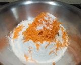 A picture of step 1 of Jowar and Dill Leaves Rotti.