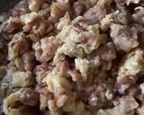 A picture of step 2 of Soy Entomatadas with Egg 🤤🤤🤤.