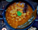 A picture of step 6 of Gujarati Vaal nu shak (Lima beans curry).