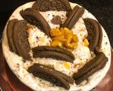 A picture of step 11 of Eggless: Oreo Chocolate Vanilla Ice Cream Cake.