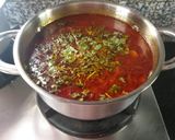 A picture of step 3 of ERACHI VARATTIYATHU...Masala lamb.