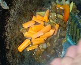 Gambar langkah 5 resipi Daging Qurban Goreng Kunyit.