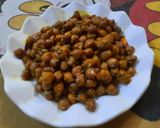A picture of step 6 of Kala chana.